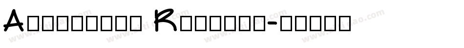 Architect Regular字体转换